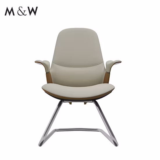 Sedia da ufficio in pelle di fabbrica con sedia girevole in pelle PU con schienale alto Foshan